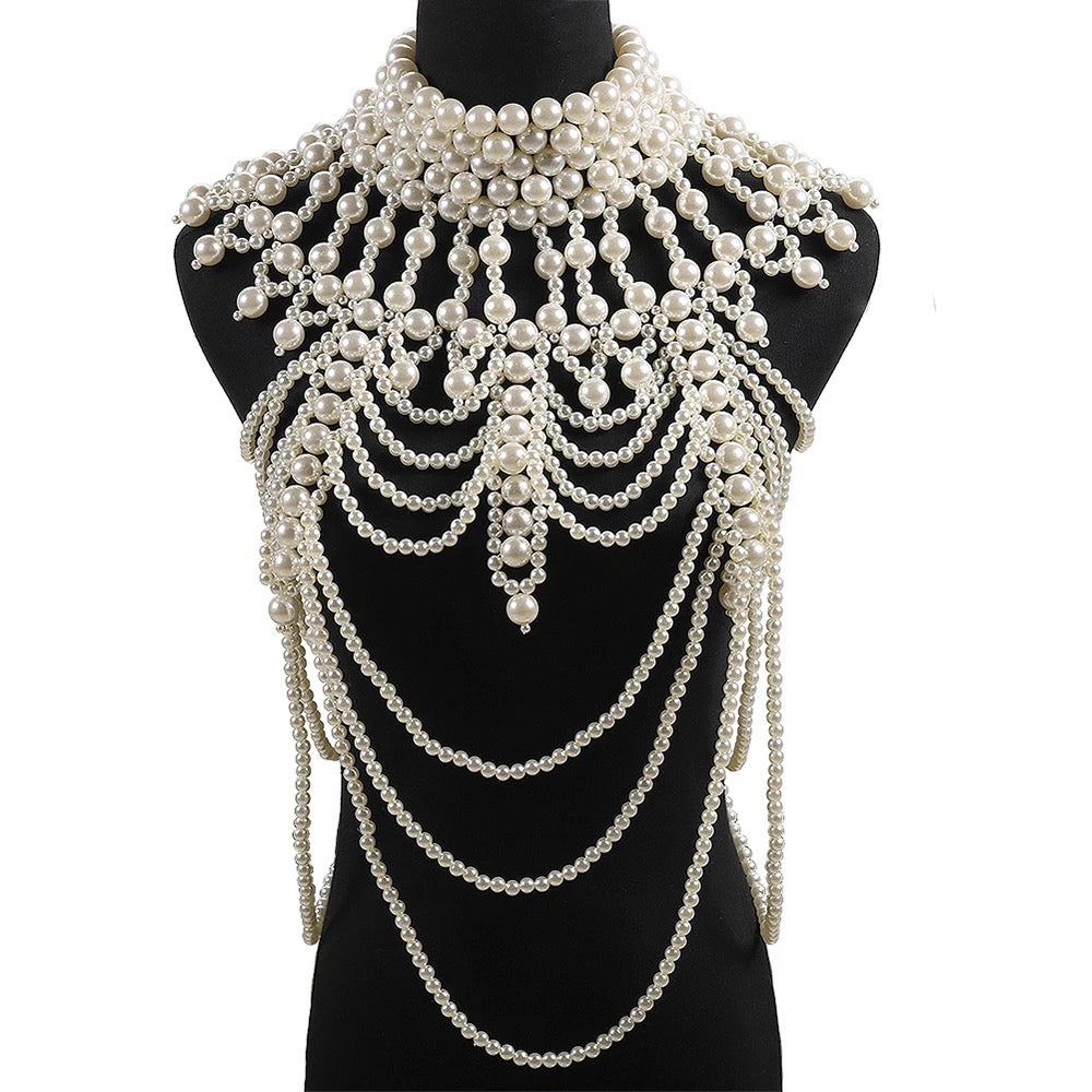 PEARL BODY CHAIN