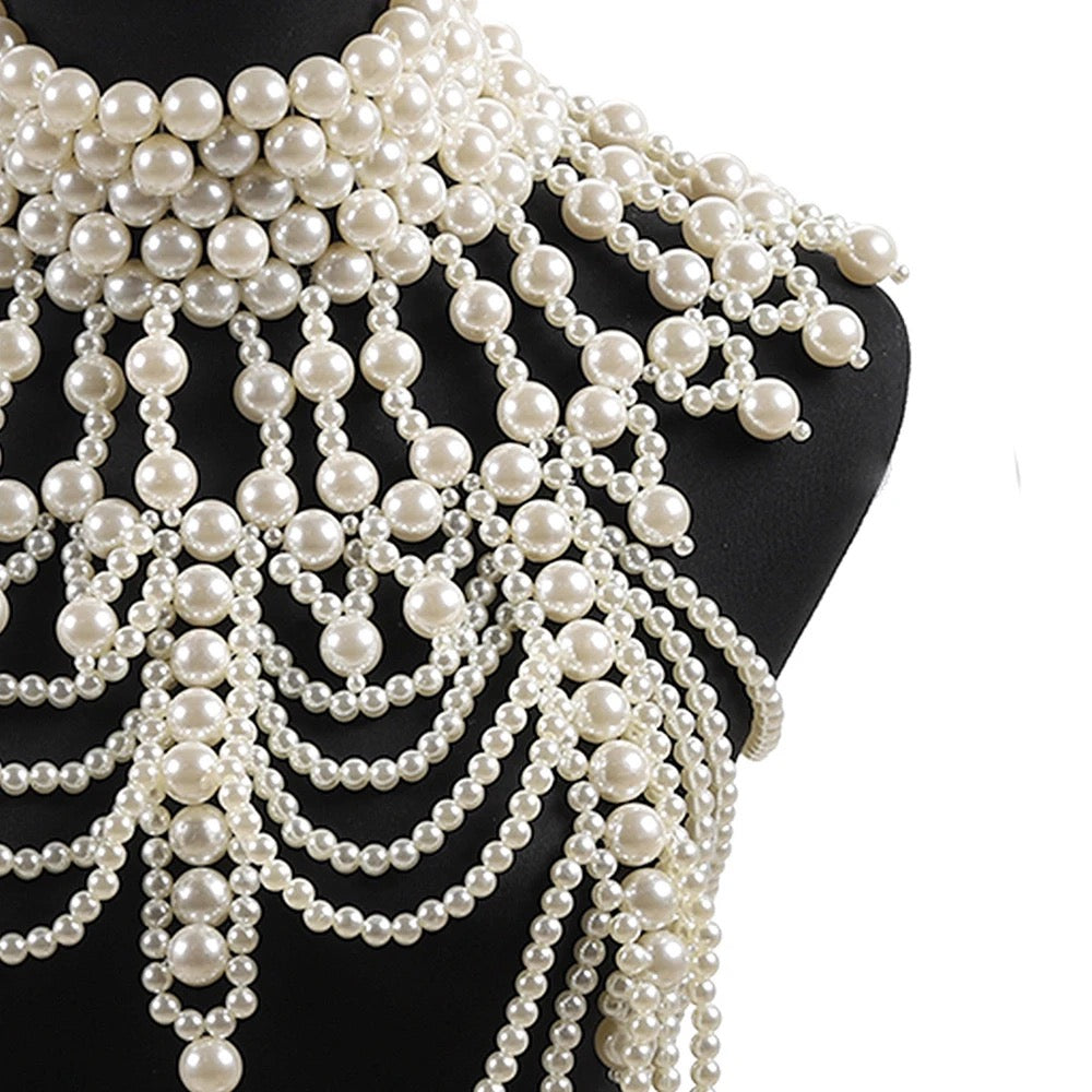 PEARL BODY CHAIN
