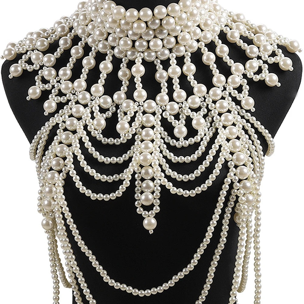 PEARL BODY CHAIN