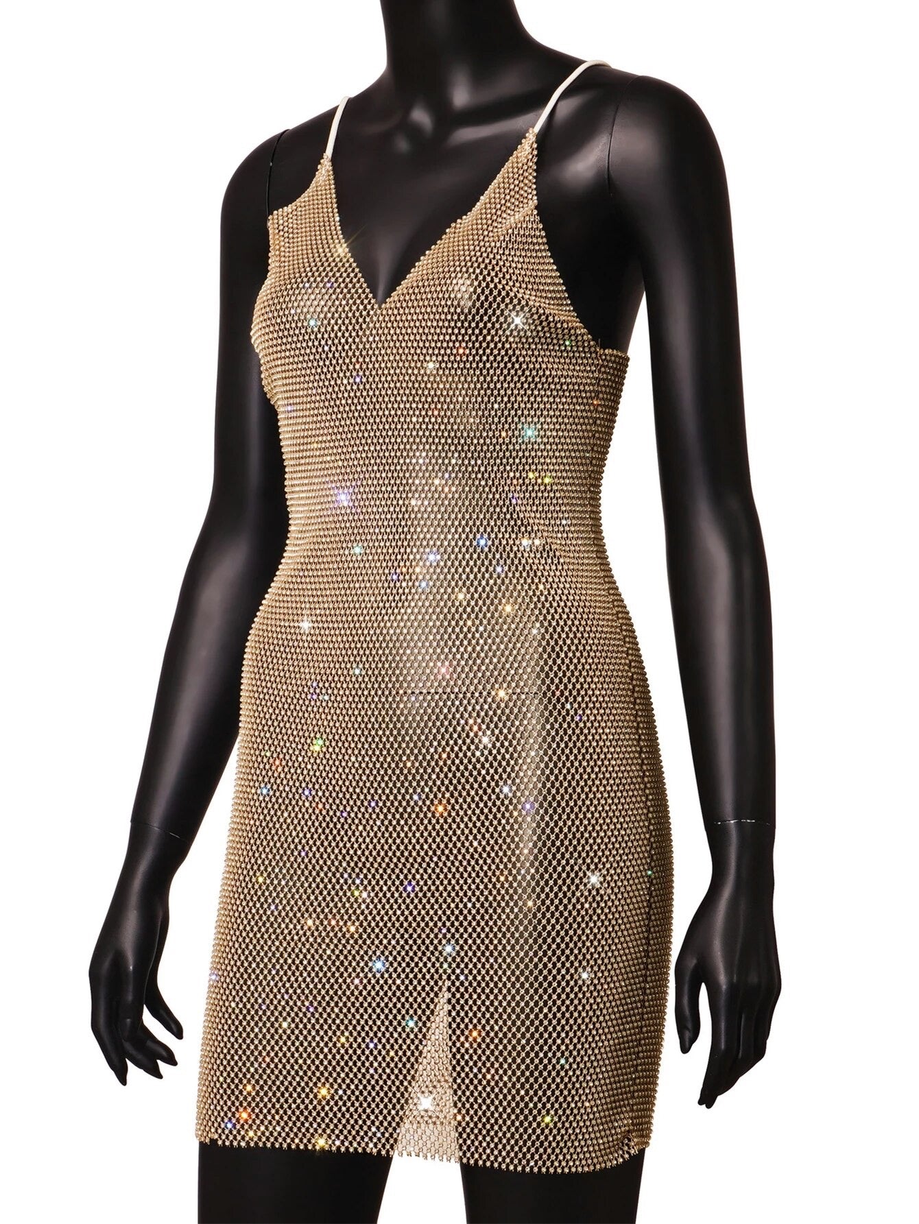 SPARKLE NUDE DRESS