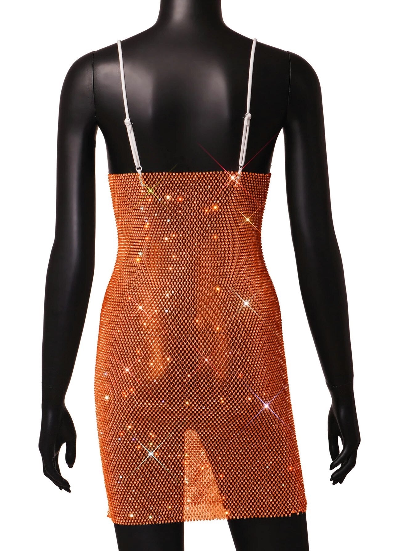 SPARKLE ORANGE DRESS